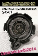 CAMPANA FRIZIONE VESPA SPECIAL 50 90 125 ET3 SURFLEX DENTI ECOLIEDALI 24X61