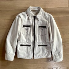 Gucci mens cream white jacket, size 50, M, Coat, Immaculate