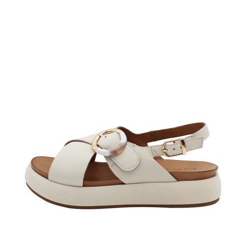 Inuovo sandalo crema con - sandalo,