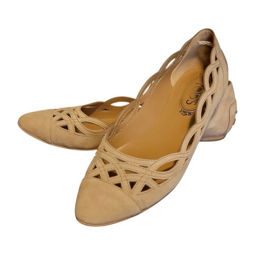 Tod laser cutout tan beige - tod's,