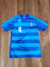 Maglia trasferta nazionale greca 2018 Kostas Manolas #4 taglia XL calcio calcio calcio