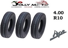 3 pneumatici 4.00-10  PR6 per