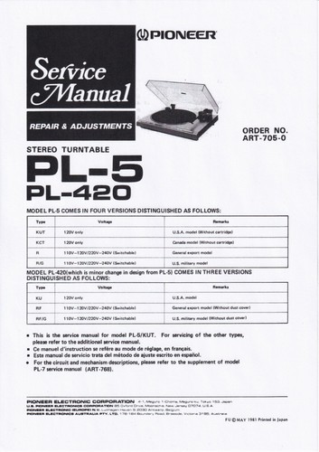 Manuale servizio per - manuale, di