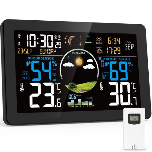 Stazione meteo con sensore - stazione,
