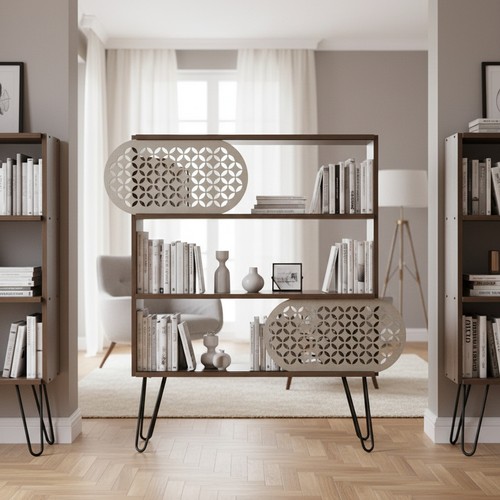 Libreria nordica ripiani - libreria,