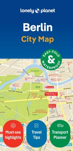 Lonely planet berlin city map - lonely,