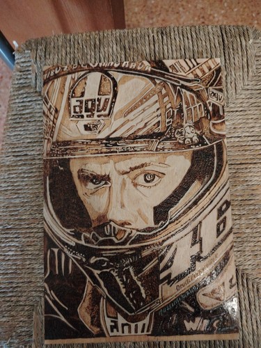 Pirografie valentino rossi - pirografie,