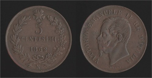 Centesimi 1862 napoli - n,