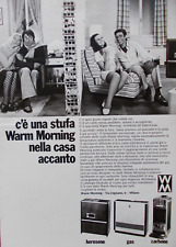 Pubblicità Advertising Werbung Italian Clipping 1970 STUFA WARM MORNING .