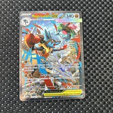 Mega Lucario Ex 179/132 ITA MINT carta Perfetta, Centratura e Angoli Perfetti