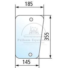 Fendt Windscreen Glass