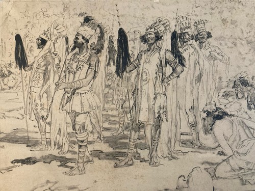 Molto bello disegno inchiostro - bello,