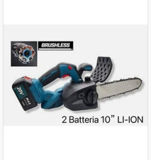 Motosega Con 2 Batterie LI-ION