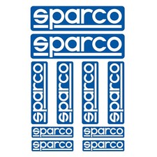 Set 10 adesivi fustellati Sparco✔️