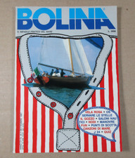 Rivista BOLINA IL MENSILE PRATICO DEL MARE 25 settembre 1987 gozzo canzoni nodi