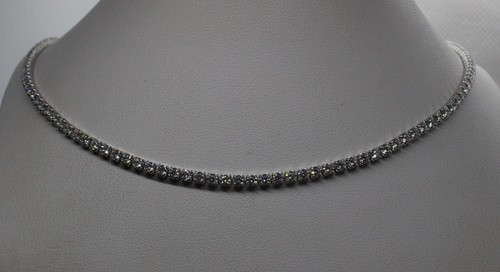 Collana tennis argento zirconi - argento,