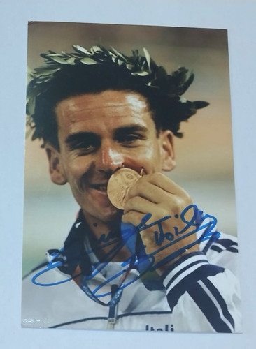 Autografo giuseppe gibilisco - autografo,