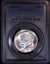 1964 D Kennedy Half Dollar