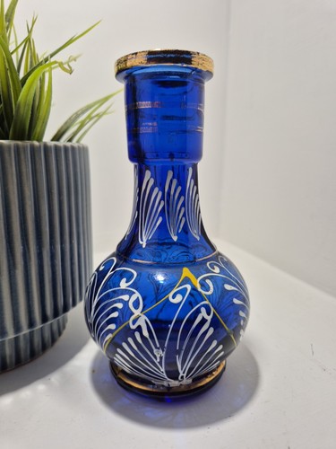 Vintage cobalt blue - blue, hand
