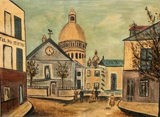 Vecchio dipinto ad olio