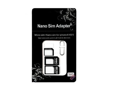 Set adattatore nano sim - sim, e