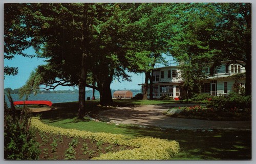 Cartolina winona lake - lake, indiana