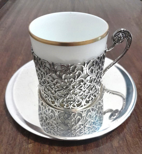 Tazza caffè argento 800 - tazza,