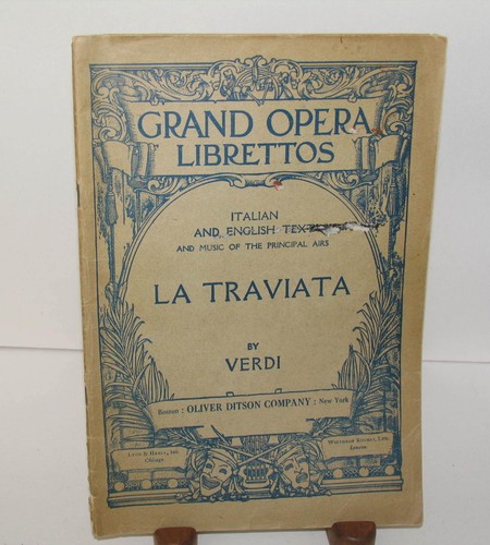 Grand opera libretto traviata - grand,