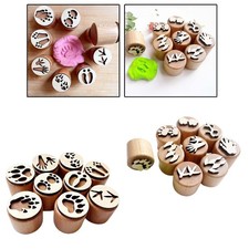 6 timbri in legno, forniture