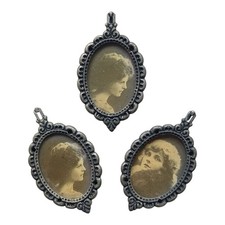 *HH* Cornicette Vintage Miniatura Cornice Cornicetta Liberty Portafoto Ciondolo