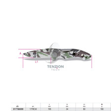 Coltello Mimetico Acciaio Temprato - Beta 1778CM