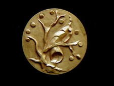 Grande medaglia bronzo dorato