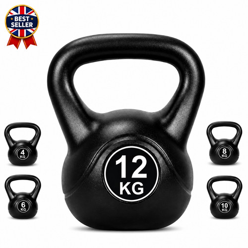 Set pesi kettlebell vinile