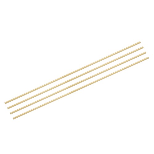 4pcs barre ottone 4mm 354mm - ottone, x