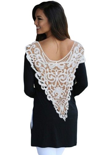 Maglia maglietta traforata