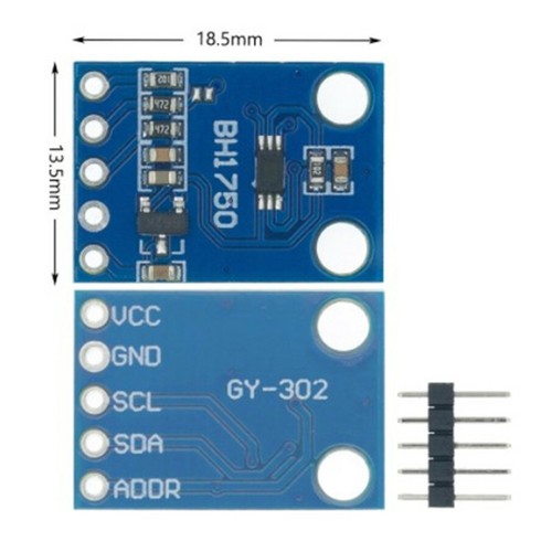 10pcs bh1750fvi 302 modulo - bh1750fvi, gy-302