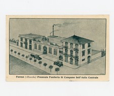 Fermo Fonderia Campane Pasqualini Cartolina Viaggiata 1928