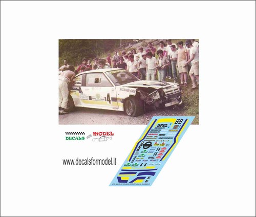 Decals opel manta 400 - decals,