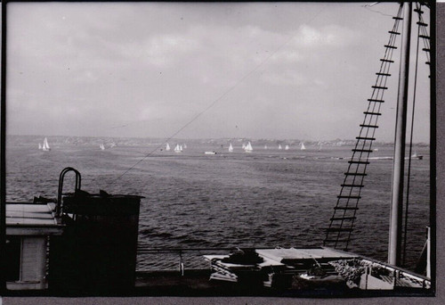 Fotografia epoca porto baia - porto,