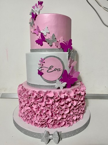 Torta scenografica farfalle - torta,