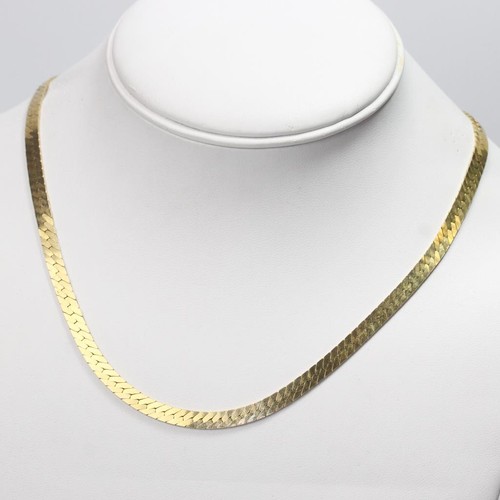 Collana catena serpente - , piatta