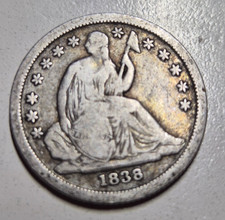 Usa 1838 one dime - usa, seated