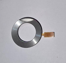 Nuovo originale originale LG KU990 Viewty Cam obiettivo fotocamera metallo argento messa a fuoco ruota