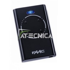 Trasmettitore radio telecomando originale FAAC XT4 433 Mhz SLH LR 7870081 nero