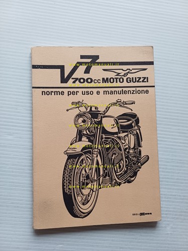 Moto guzzi 700 - moto, manuale