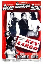 KEY LARGO Movie POSTER 27x40 Humphrey Bogart Lauren Bacall Claire Trevor Edward