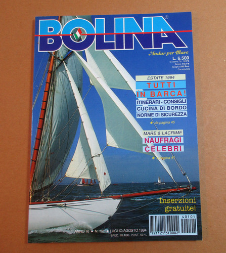 Rivista bolina andar per - per, mare