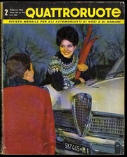 QUATTRORUOTE N° 74 - FEBBRAIO 1962 - ALFA ROMEO GIULIETTA T.I. PORSCHE SUPER 90