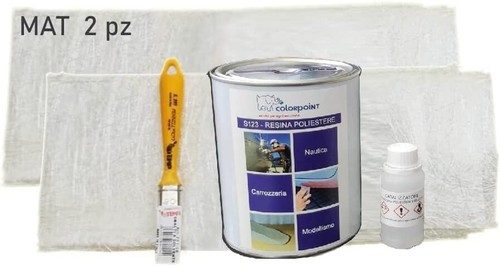 Kit vetroresina poliestere 6 - vetroresina,