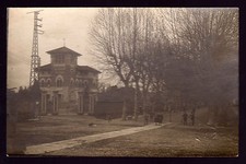 Ciriè (TO) FOTO CARTOLINA VILLA VALLE CORSO MARTIRI DELLA LIBERTA' VIA MAZZINI